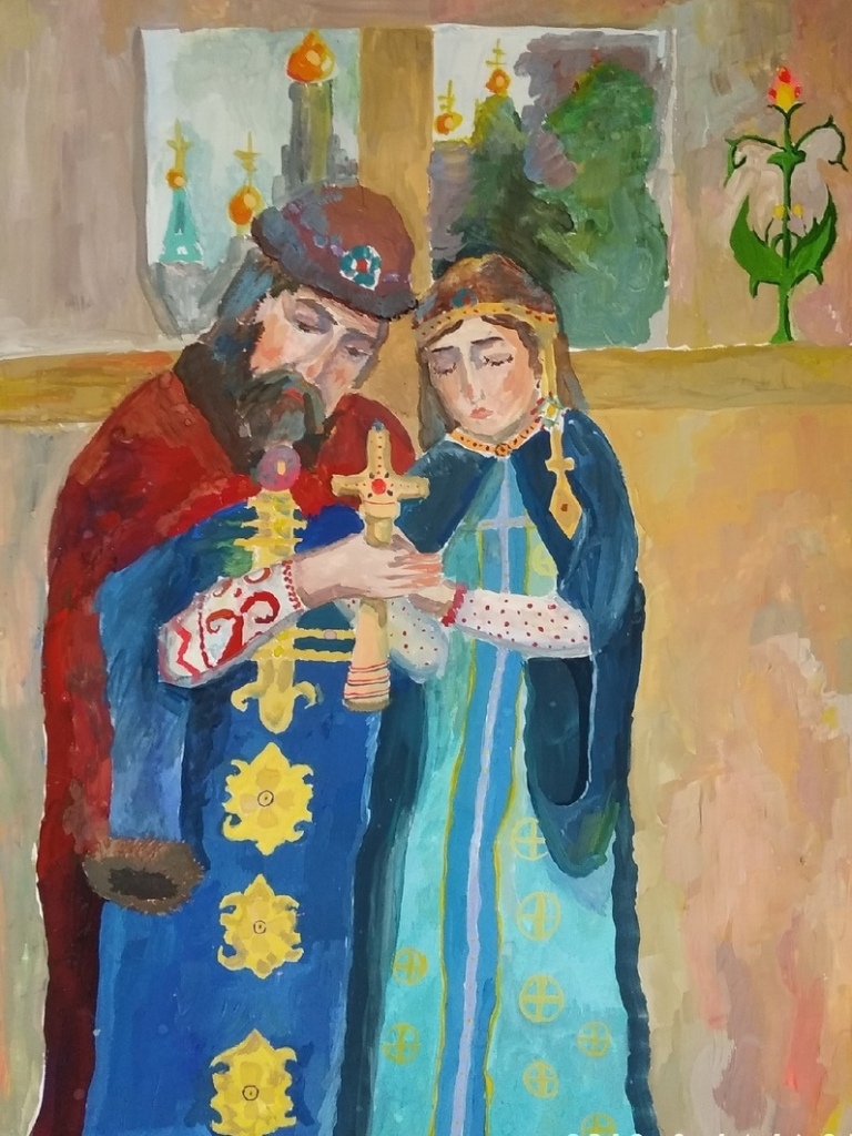 21 декабря святые. Финогеева Феврония. Образ Петра и Февронии иконы.